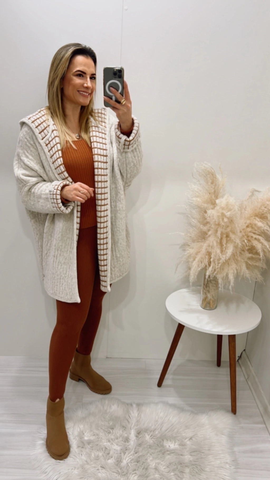Casaco Biamar Oversized Reversível - 11843 Bege