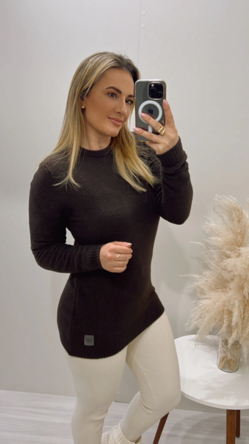 Blusa Maxipull Nori - 16548 Marrom
