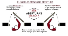 Pivotante Wall Panel Negra 120 x 220 - aberturas.merak