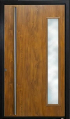 Pivotante Roble Perfileria Negra 120 x 220