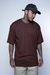 Camiseta Oversized Marrom