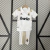 Conjunto Infantil Real Madrid I 11/12 Retrô Unissex