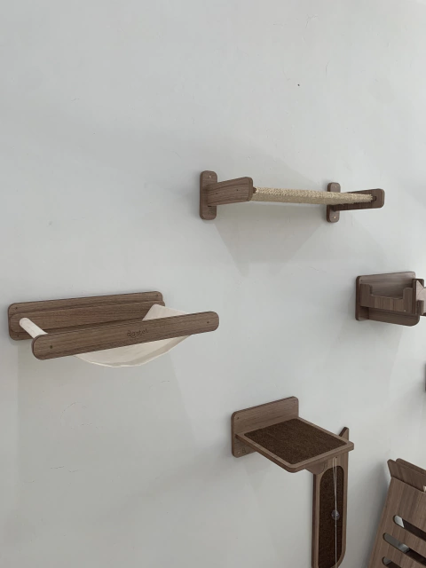 KIT Osíris - 1 Passarela + 2 Degraus M + Rede de Parede