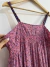 Vestido floral rosa G - loja online