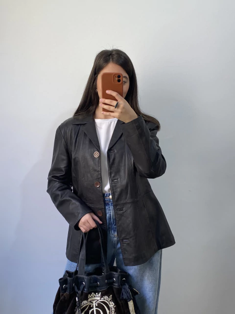 Blazer JULIAN MARCUIR marrom café M/G - comprar online