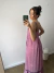 Vestido floral rosa G - loja online