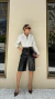 Bermuda HIT couro P(38) - comprar online
