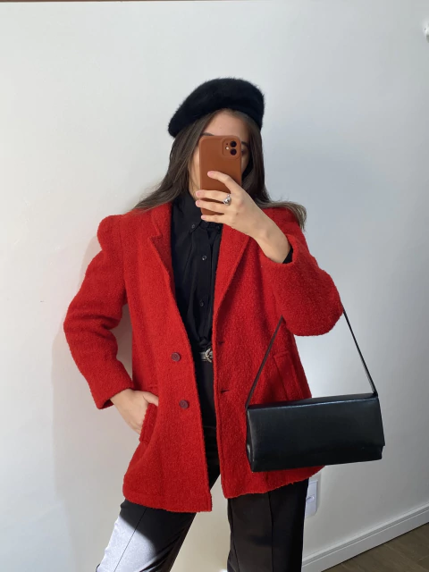 Blazer tweed importado P