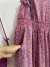 Vestido floral rosa G