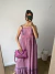 Vestido floral rosa G - Primitivo Brechó