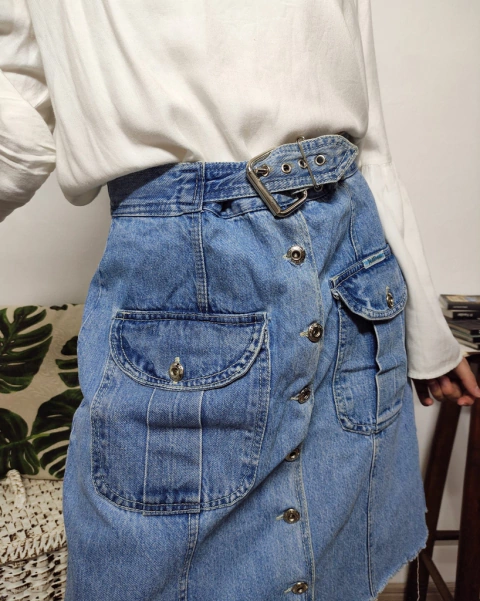 Saia jeans vintage (38)