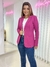 Blazer Feminino em Alfaitaria Paula Fucsia - UseCarolMaia