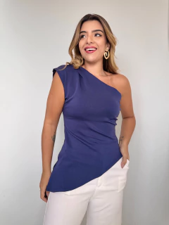 Blusa Feminina Assimétrica de um Ombro Taís - comprar online