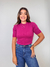 Blusa Feminina De Tricot com Manga Bufante Lari