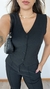 Colete Feminino Alfaiataria Paula Preto Curto - loja online
