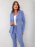 Blazer Feminino em Alfaiataria Paula Azul Jeans - loja online