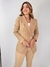 Blazer Feminino em alfaitaria Balmain com 6 botões Capuccino - comprar online