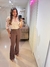 Calça Feminina Alfaiataria Paula Flare - Marrom - comprar online