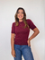 Blusa Feminina De Tricot com Manga Bufante Lari - UseCarolMaia