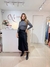 Saia Feminina Midi em cetim