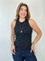 Regata Feminina Básica inspiração Zara malha canelada Isa
