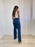 Calça Jeans Wide Leg Feminina Cintura Alta Básica Bruna - loja online