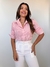 Camisa Feminina Listrada - UseCarolMaia