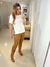 Blusa Feminina com aplicações em Strass lateral- Branca