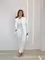 Calça Feminina em Alfaiataria Paula Reta - Off White