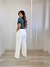 Calça Feminina Pantalona em Alfaiataria Paula- Off White na internet