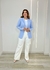 Blazer Feminino em alfaiataria Paula- Azul Bebê na internet