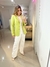 Blazer Feminino em alfaiataria Paula- Verde Pistache na internet