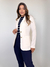 Blazer Feminino em Alfaitaria Paula Off White - comprar online