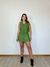 Imagem do Conjunto Feminino Short Saia e Blusa Vivi- Verde Bandeira