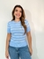 Blusa Feminina em Tricot listrada Laura na internet
