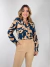 Camisa Feminina estampada com botões Liz na internet