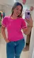 Blusa Feminina Em Tricot Modal Bicolor Pérola