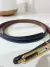 Cinto Feminino fino dupla face Marrom/Preto - comprar online