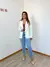 Blazer Feminino em Alfaitaria Paula Off White
