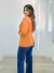 Blazer Feminino em alfaiataria Paula - Coral - loja online