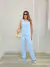 Conjunto Feminino em Alfaitaria Colete e Calça Camila - comprar online