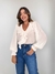 Blusa Feminina em Crepe Plissado com babados Andy - comprar online