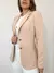 Blazer Feminino Alfaitaria Paula- Bege Claro na internet