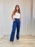 Calça Jeans Wide Leg Feminina Cintura Alta Básica Bruna - UseCarolMaia