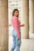 Blusa Cropped Feminina em Tricot Argélia - loja online