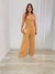 Conjunto Feminino Cropped e calça Pérola- Dourado - UseCarolMaia