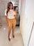 Calça Feminina Skinny Resinada na internet