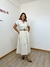 Vestido Feminino Midi em linho com cinto Aline - comprar online