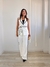 Imagem do Conjunto Feminino Alfaiataria Calça e Colete alongado Bicolor