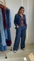 Conjunto Feminino Camisa Jeans e Pantalona Jeans